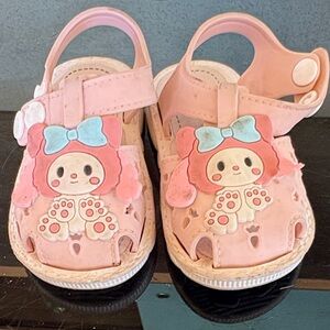Adorable Pink Kids Shoes with Cartoon Design